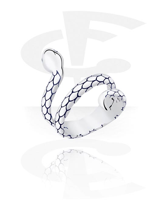 Ringar, Ring med snake design, Kirurgiskt stål 316L