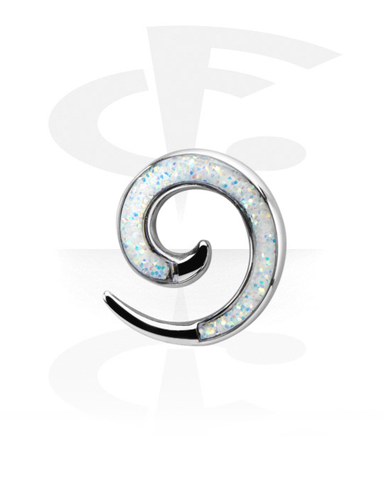 Accessori per dilatare, Spirale dilatante glitterline in acciaio chirurgico, Chirurgico acciaio 316L