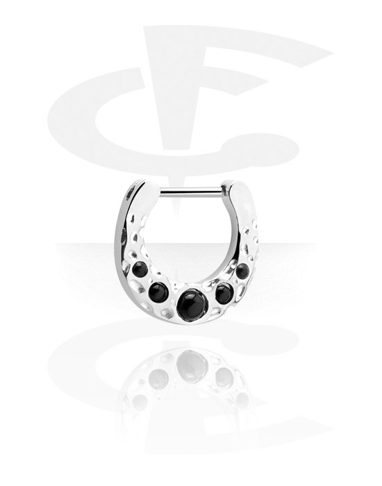 Nakit za nos in septum, Hinged Septum Clicker, Surgical Steel 316L