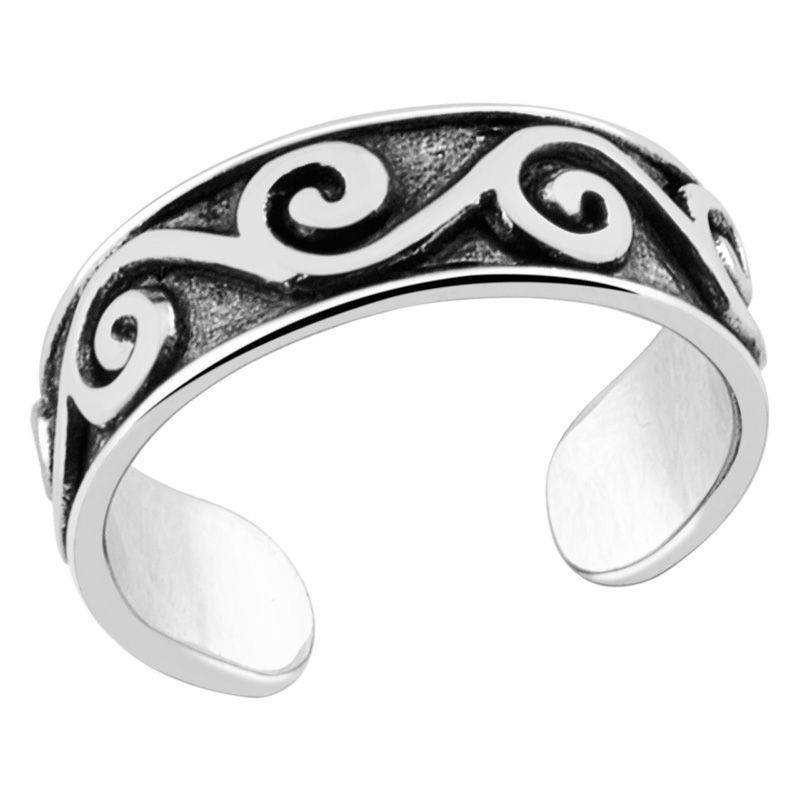 Bague D'orteil Inoki – Acier Chirurgical 316L – Couleur Argent
