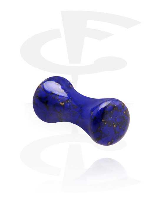 Tunnels & Plugs, Double Flared Plug, Synthetic Stone