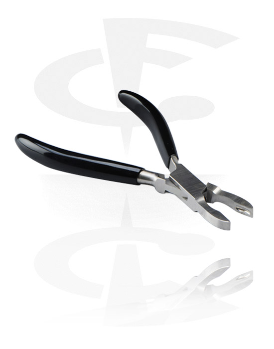Piercingové nástroje a příslušenství, Zavírače malých kroužků s Gumovou rukojetí, Chirurgická ocel 316L, Guma