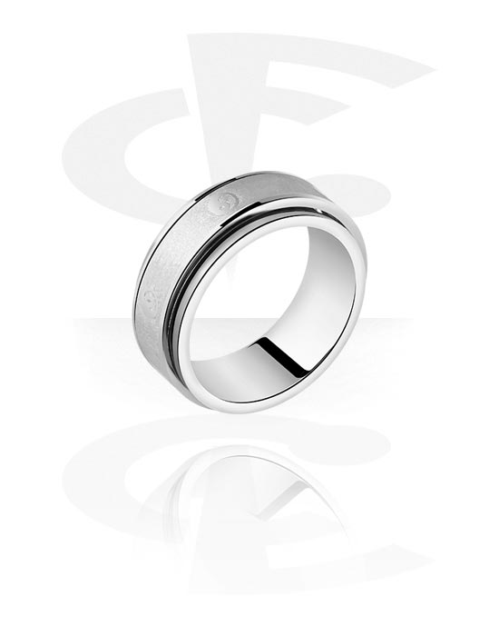 Anéis, Anel com design ying-yang 