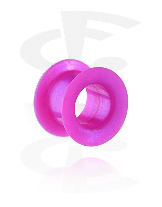 Tunnels & Plugs, Double flared tunnel (silicone, various colors), Silicone