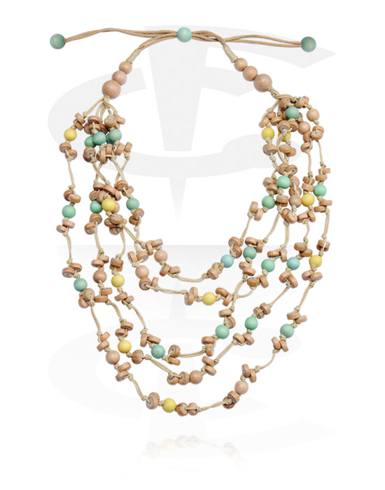 Necklaces, Fashion Necklace, Wood, Nylon