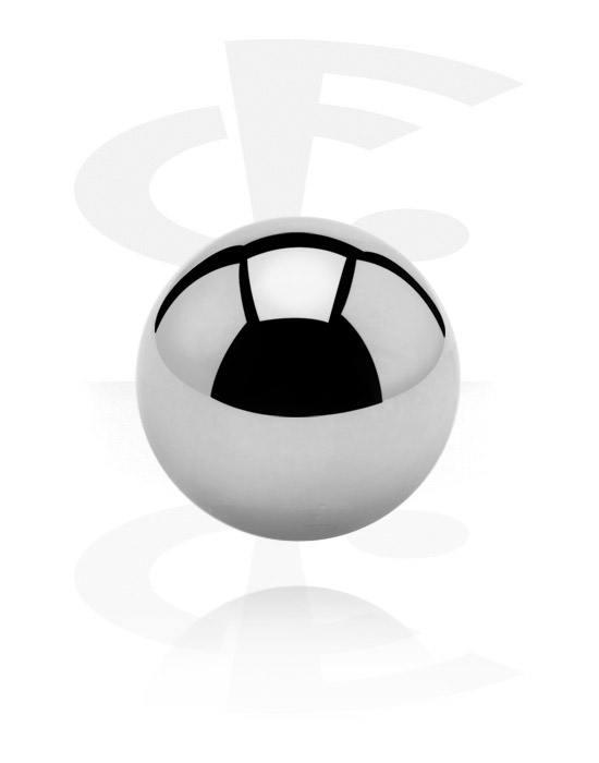 Palloja, nappeja ynnä muuta, Pallo kierrepuikoille (titaani, kiiltävä pinta), Titaani