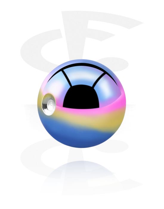 Boules, barres & plus, Ball for ball closure rings (titane anodisé), Titane