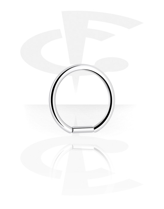 Piercinggyűrűk, Bar closure ring (titanium, shiny finish), Titán