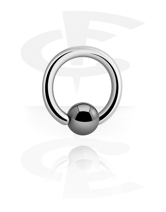 Piercing ad anello, Ball closure ring (titanio, finitura lucida), Titanio
