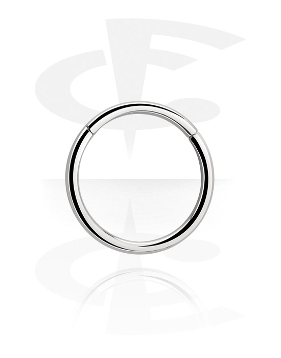 Alke za piercing, Segmentni prsten (titan, sjajna završna obrada), Titan