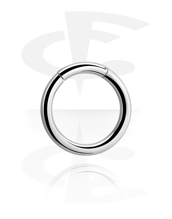 Anéis piercing, Segment ring (titânio, acabamento brilhante), Titânio
