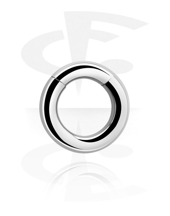 Piercing Rings, Segment ring (titanium, shiny finish), Titanium