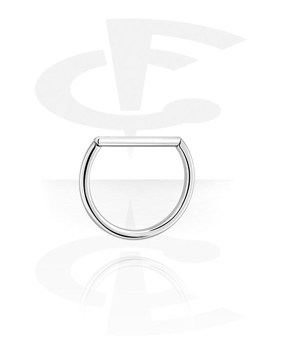 Piercingringar, Piercing clicker (titanium, shiny finish), Titan