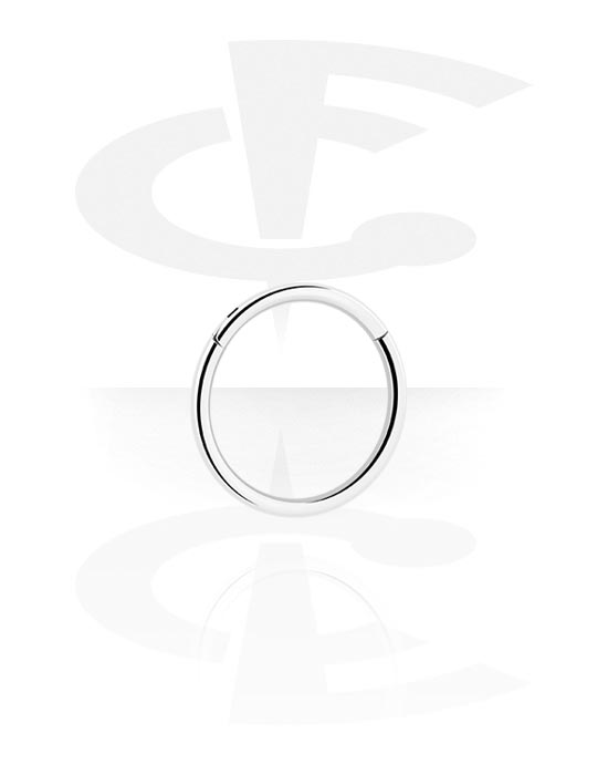 Piercinggyűrűk, Piercing clicker (titanium, shiny finish), Titán