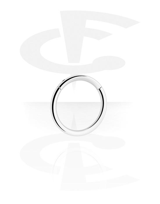 Piercingové kroužky, Piercingový clicker (titan, lesklý povrch), Titan