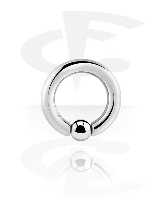Piercingringar, Ball closure ring (titanium, shiny finish), Titan