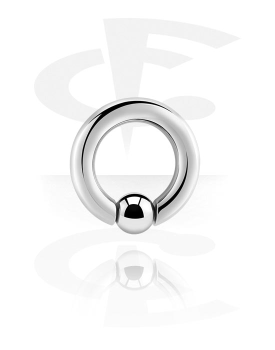 Anéis piercing, Ball closure ring (titânio, acabamento brilhante), Titânio