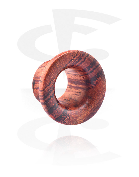 Tunnels & Plugs, Double Flared Tunnel, Wood