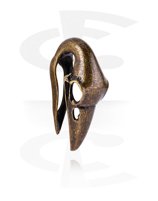 Fül súlyok & akasztók, Ear weight (surgical steel, antique copper), Sebészeti acél, 316L
