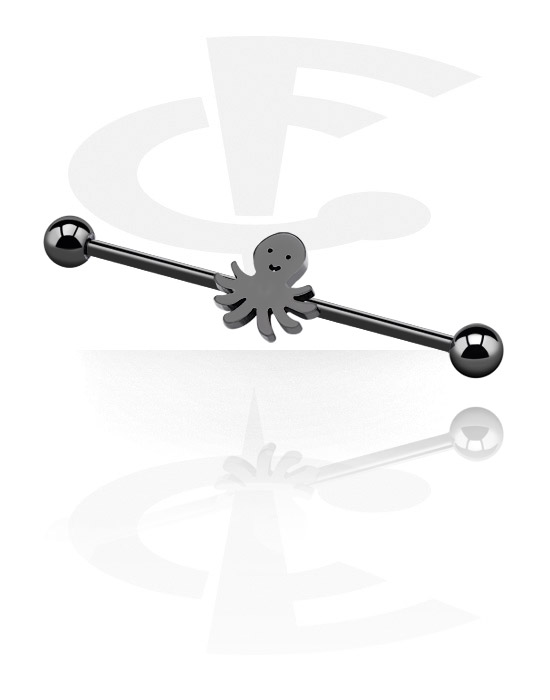 Sztangi, Black Industrial Barbell, Surgical Steel 316L