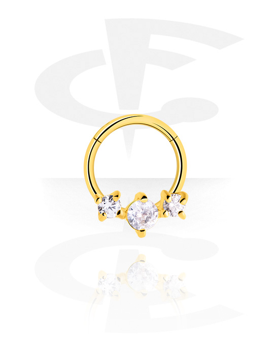 Anello Clicker Sterile Per Piercing - Acciaio Chirurgico 16G, Perfetto Per Orecchio, Septum E Naso