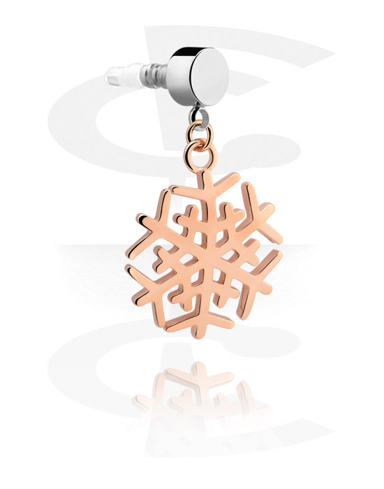 Mobilaccessories, Earphone Plug Charm, Rose Gold Plated Steel