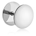 Piercing fake, Fake plug, Acciaio chirurgico 316L