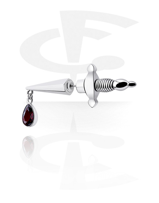 Lažni piercing nakit, Lažni čepić, Kirurški čelik 316L