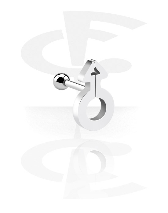 Helix & Tragus, Piercing tragus, Acciao chirurgico 316L