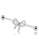 Barbells, Industrial Barbell with bow design, Surgical Steel 316L