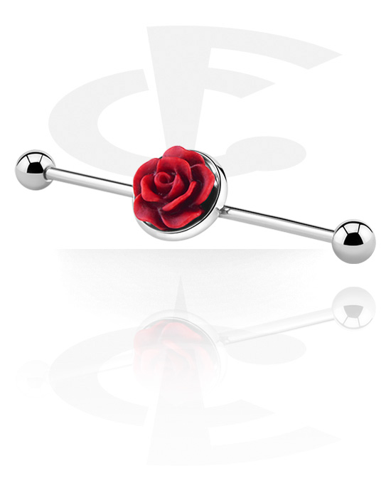 Činky, Činka Industrial s designem růže, Chirurgická ocel 316L