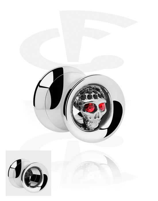 Tunnels & Plugs, Double Flared Plug, Surgical Steel 316L