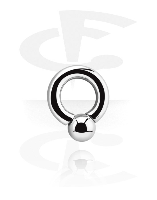 Piercinggyűrűk, Golyós zárógyűrű, Titán