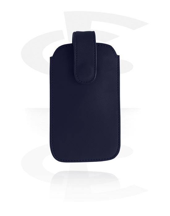 Skinnaccessoarer, Mobile phone sleeve (imitation leather, various colours) med press-stud, Konstläder