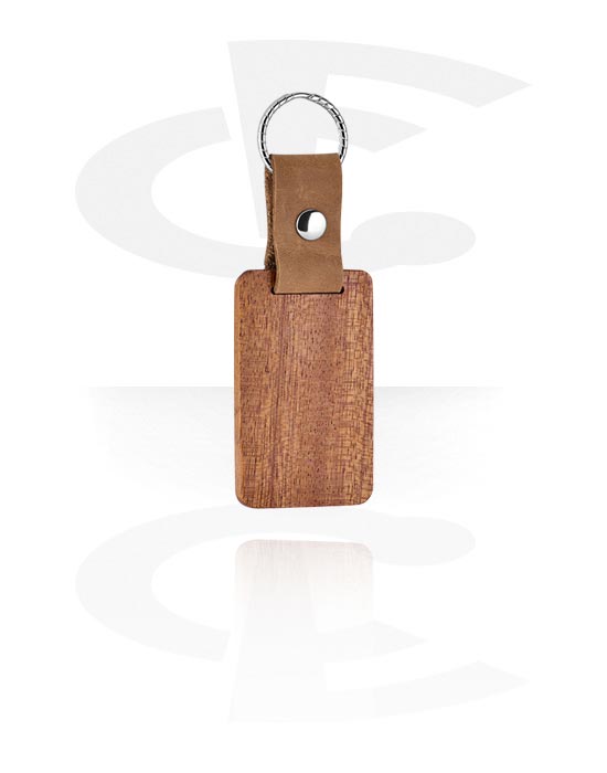 Keychains, Keychain, Wood, Leather