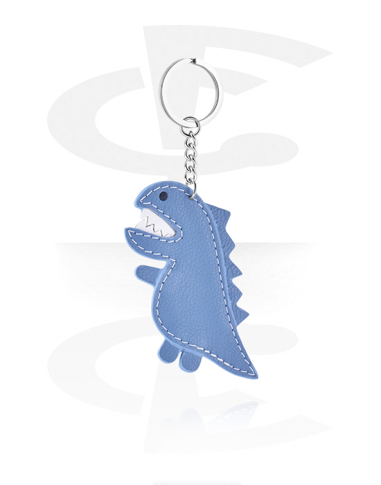 Schlüsselanhänger, Schlüsselanhänger (Echtleder) mit Dinosaurier-Design, Echtes Leder