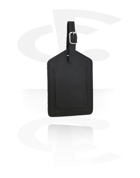 Leather Accessories, Luggage tag (genuine leather, various colours), Genuine Leather