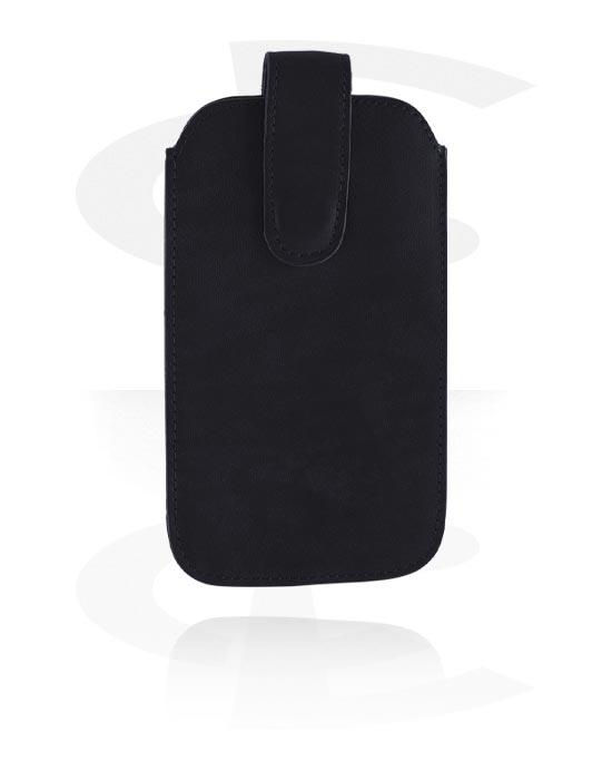 Leather Accessories, Mobile phone sleeve (genuine leather, various colours) with press-stud, Genuine Leather