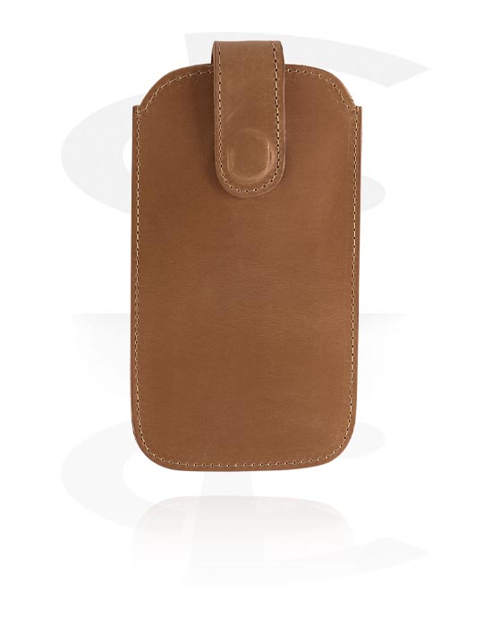 Accessoires en cuir, Housse de téléphone portable (cuir véritable, différentes couleurs) avec bouton pression, Vrai cuir