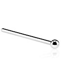 Piercings nez & Septums, Piercing nez droit (titane, finition brillante), Titane ASTM F136