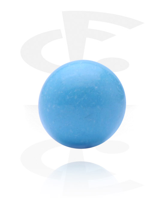 Kuler og staver ++, Ball, Synthetic Turquoise Gemstone