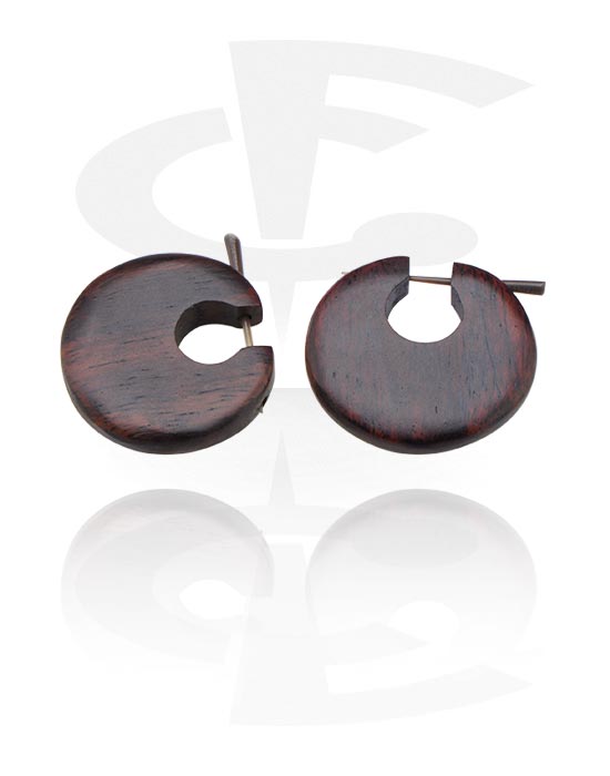 Earrings, Studs & Shields, Earrings, Wood