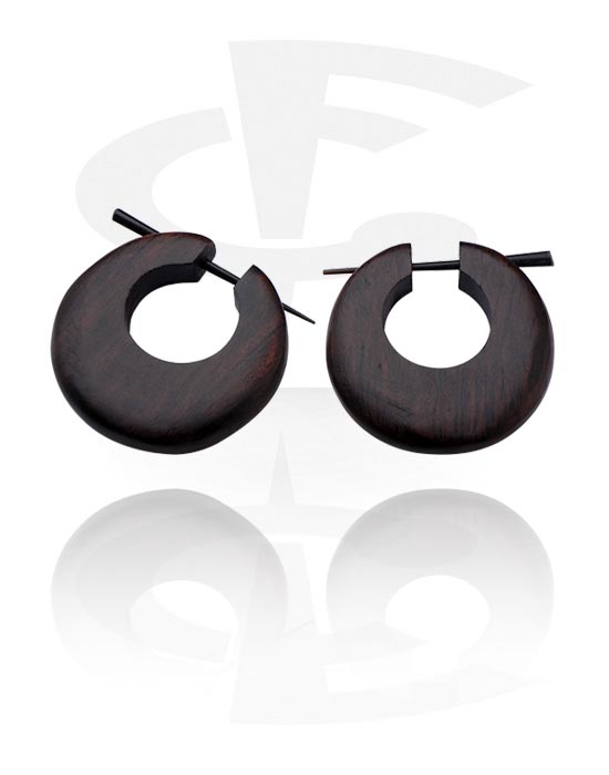 Earrings, Studs & Shields, Earrings, Wood