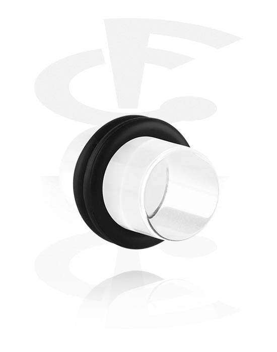 Tuneli & čepi, Čep (akril, različne barve) s/z prstani O-Ring, Akril