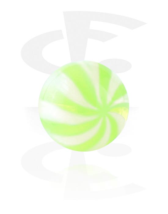 Palloja, nappeja ynnä muuta, Pallo 1,6 mm:n kierrepuikoille (akryyli, eri värejä), Akryyli