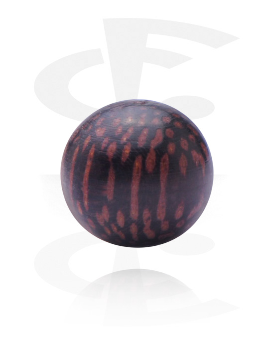 Bolas, barras & más, Bola para barra con rosca de 1.6 mm (madera), Madera