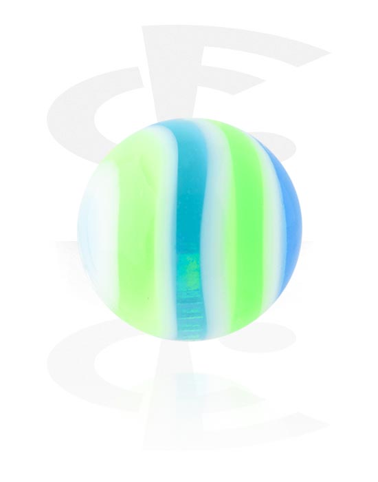 Golyók, tűk és egyebek, Ball for threaded pins (acrylic, various colours), Akril