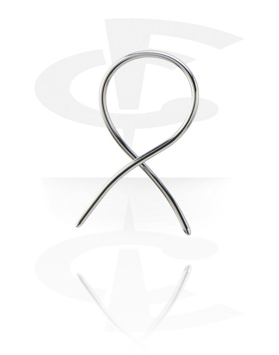 Accessori per dilatare, Wire Piercing - Fish Hook, Chirurgico acciaio 316L