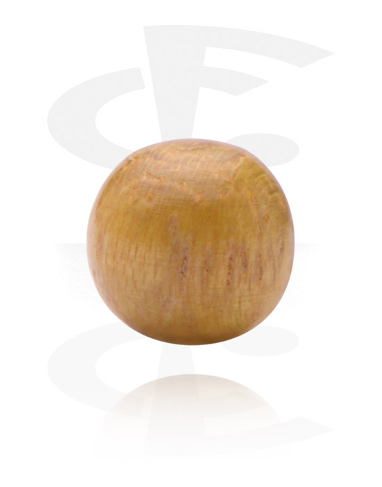 Bolas, barras & más, Bola para barra con rosca de 1.2 mm (madera), Madera