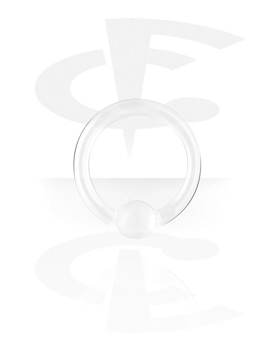 Piercing Ringe, Ball Closure Ring (Acryl, durchsichtig), Bioflex